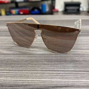 Fashion Nova Stunna Shades Sunglasses Rosegold one size new excellent condition